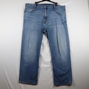 Levis 560 Jeans Mens 42x30 Blue Medium Wash Comfort Fit Relaxed Denim Pants Y2k